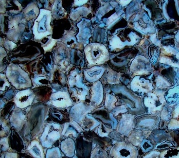 Nero agate slab
